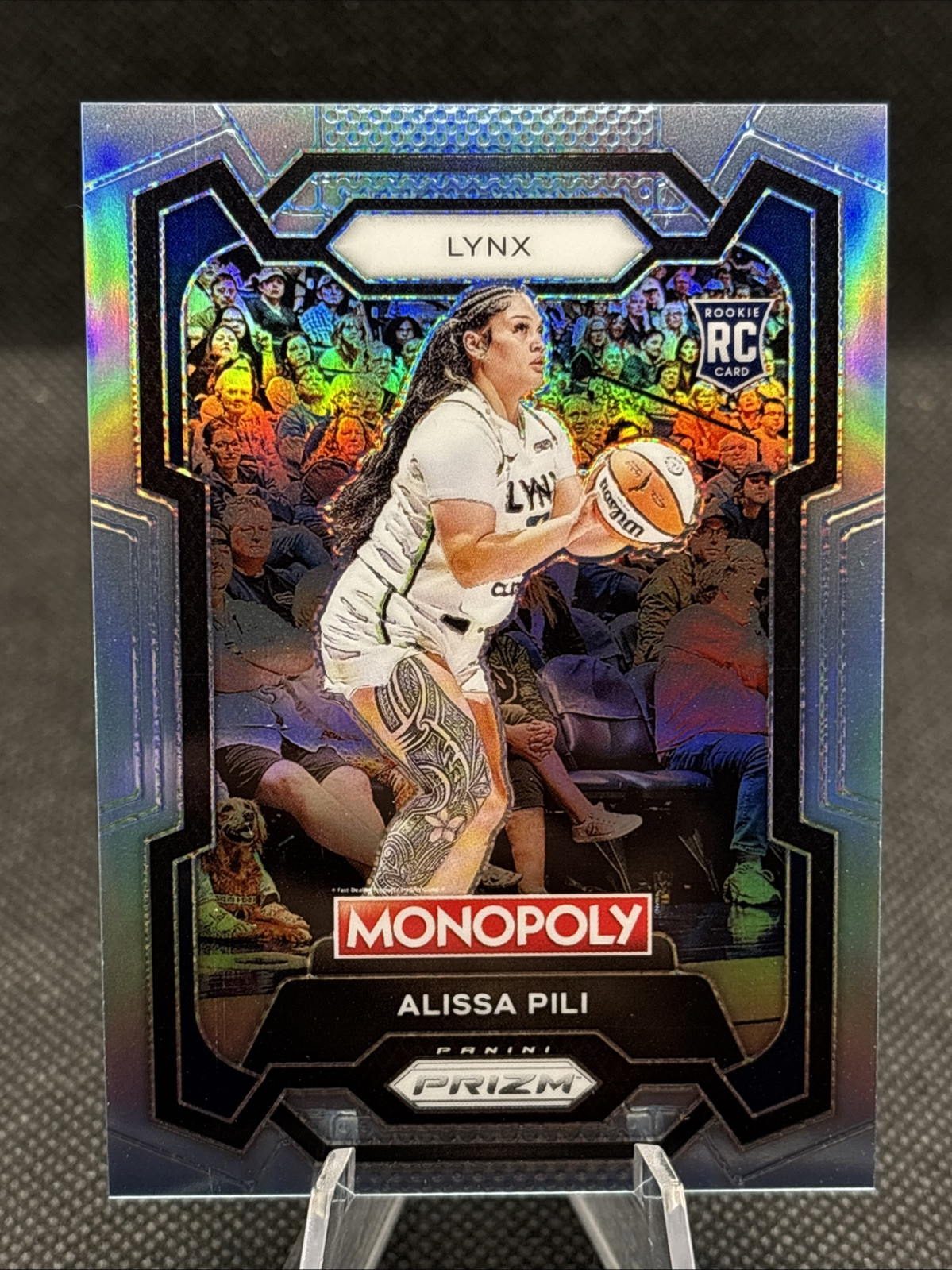 2024 Panini Prizm WNBA Monopoly Alissa Pili #72 Light Blue Prizm /199 Lynx RC