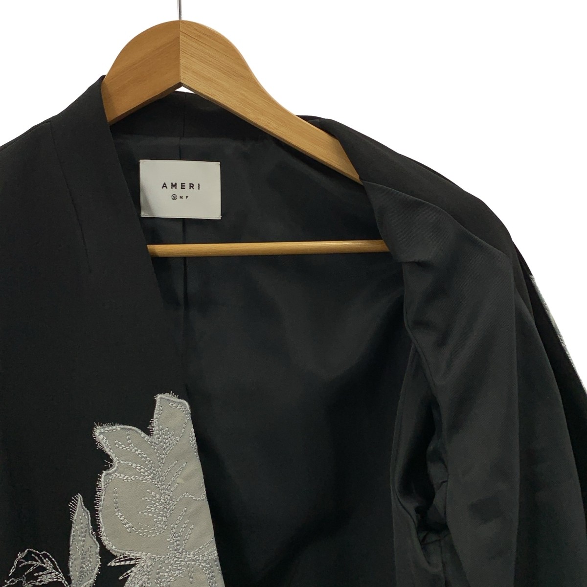 Ameri / Rose Embroidery Jacket Black S - image 4