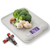 KüChenwaage 5Kg Lcd Edelstahl 1G Tara Silber Portentum PräZisionswaage