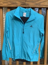 Adidas Tuta Donna Pista/Vento Turchese e Nera Taglia Media 3 Strisce, Foderata