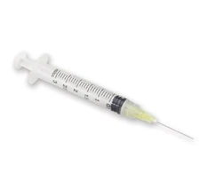 Probevac 3cc Syringe with 27ga Closed End Irrigation Needle Tips (Yellow)
