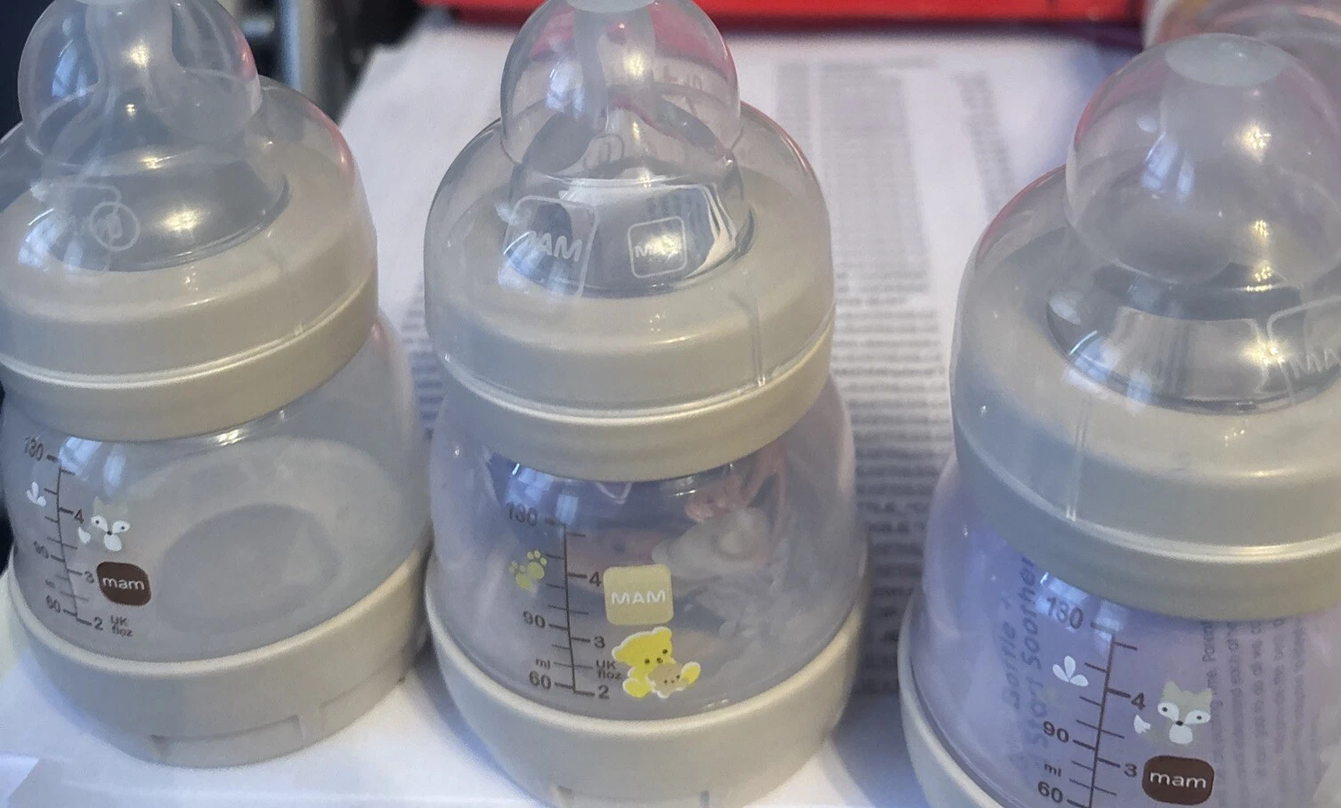 Mam 3 Bottles 130 Ml With One Dummy