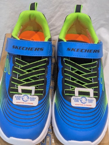 New Skechers YOUTH size 2 Microspec Advance Tennis Shoes Sneakers Running Play - Picture 12 of 15
