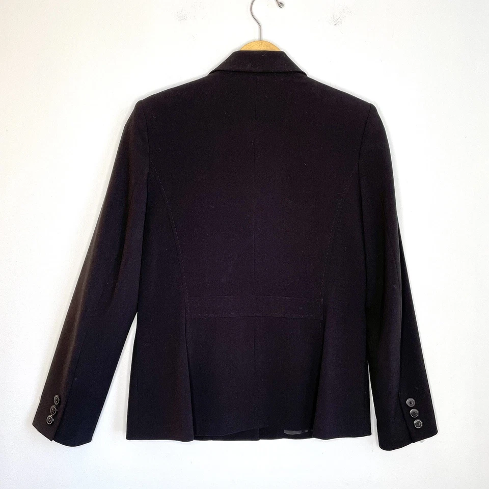 Blazer feminino Apostrophe Essentials Y2K tamanho 8 preto dois botões - Imagem 2 de 4