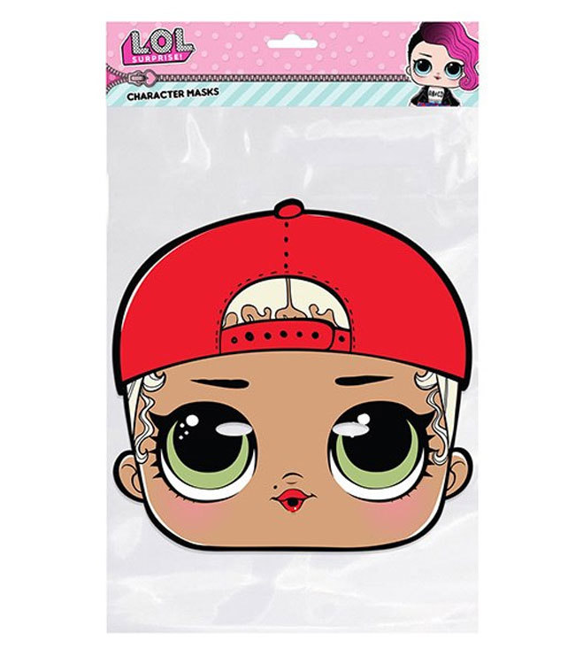 M. C.Swag LOL Surprise Single 2D Card Party Face Mask - MC Swag Great party fun