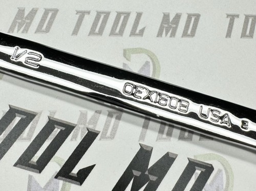 Snap-on Tools EE. UU. NUEVO 1/2" SAE 12pt CORTO Cromo Llave Combinada OEX160B - Imagen 7 de 10