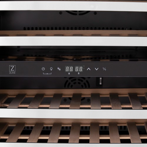 ZLINE NEW 24" MONUMENT DUAL ZONE 44 BOTTLE WINE COOLER BRONZE HAND RWVZ-UD-24-CB - Picture 5 of 11