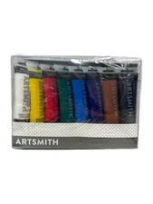  Artsmith Acrylic Paint Set 8 Colors(2.5oz/75ml Each)Sealed Box As Seen In Pics