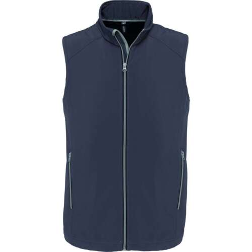 Caribbean Men's Softshell Jacket Vest Bodywarmer Microfleece Soft Shell - Picture 1 of 4