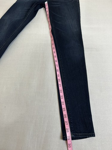 Hudson Jeans Size 23 Barbara High Waist Skinny Blue Cotton Blend British - Picture 9 of 9