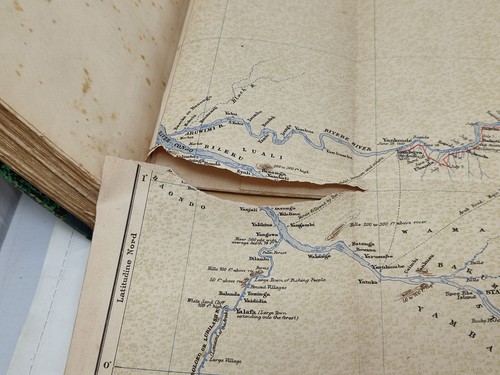 libro d'antiquariato Stanley NELL'AFRICA TENEBROSA viaggi esplorazioni Ruwenzori - Foto 11 di 24