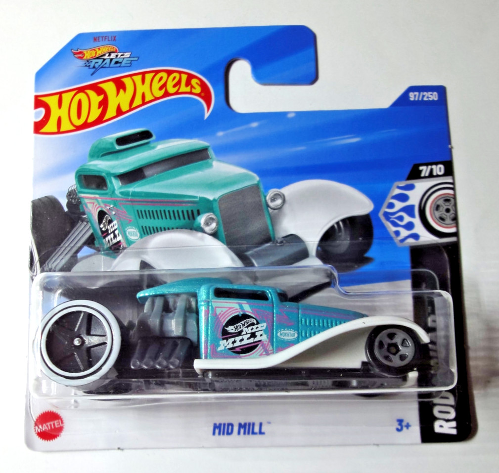Hot Wheels Let's Race - Mid Mill - Netflix - Rod Squad 2025 - HYX79