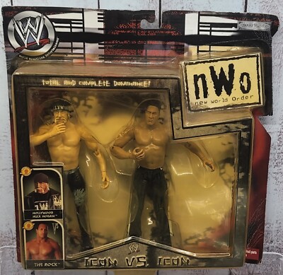 Wwe Nwo The Rock Hulk Hogan Wrestling Action Figures Icon Vs