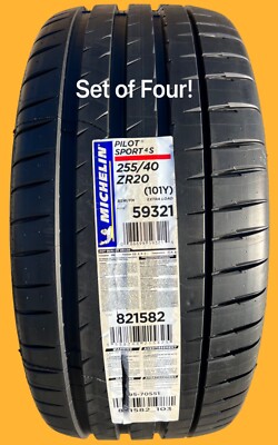 Logicool4点セット SET OF FOUR BRAND NEW 255/40ZR20 Michelin Pilot Sport 4S PS4S