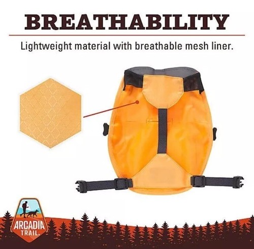 Arcadia Trail Dog Safety Vest Orange XL - Picture 6 of 7
