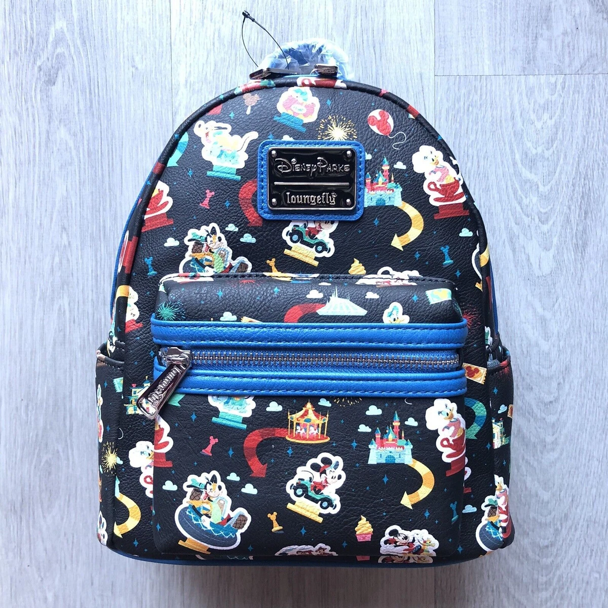 Loungefly Mickey and Friends Play in the Park Mini Backpack New