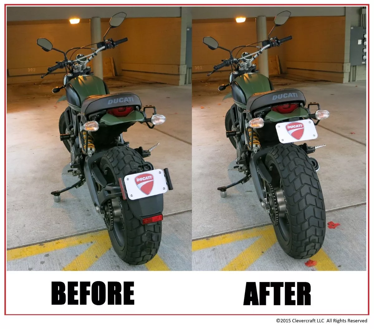 Icon Urban Enduro Fender Eliminator Tail Tidy For Ducati Scrambler