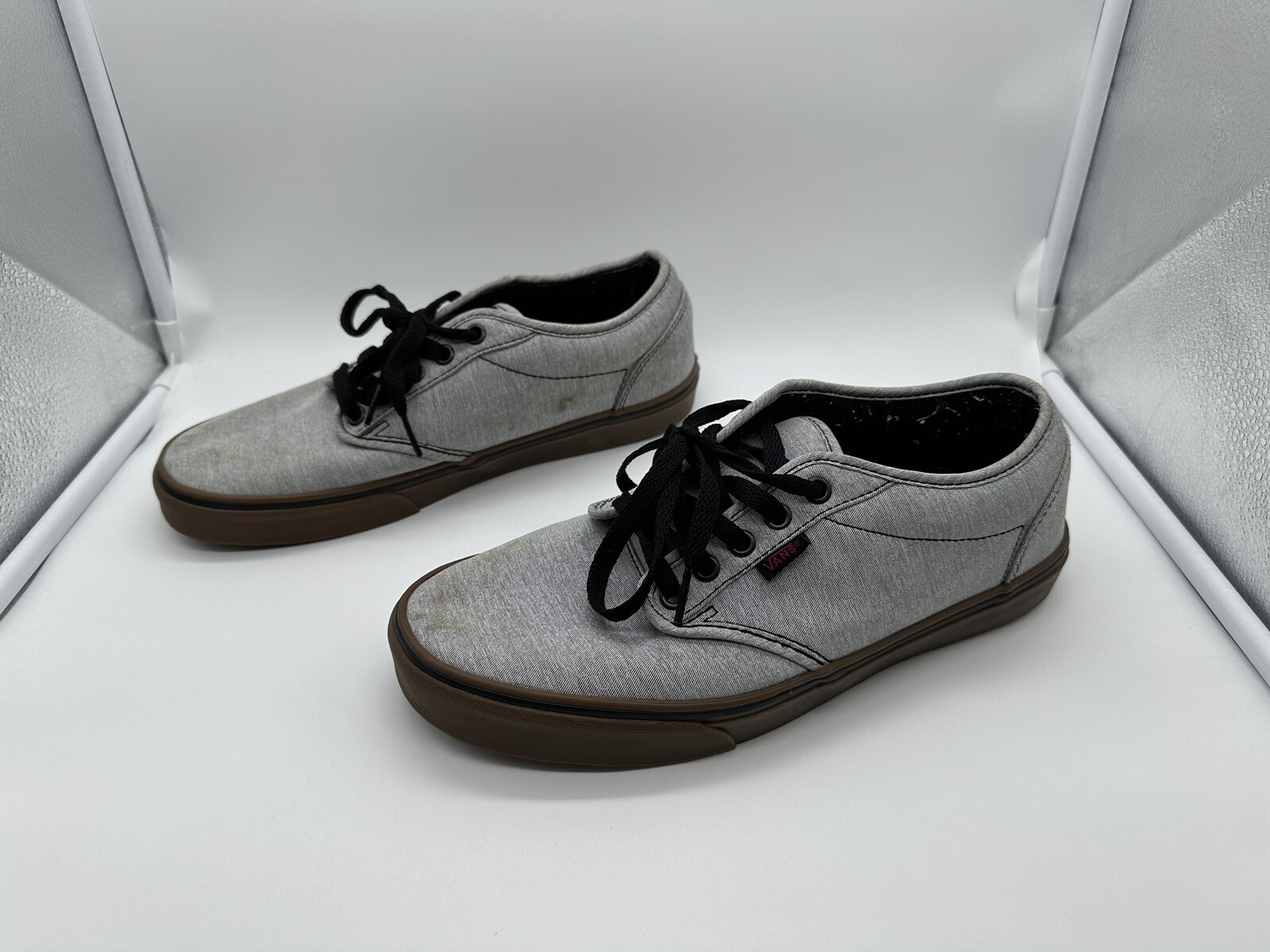SAOLA Scarpa uomo Vans grigio suola marrone taglia 8 5 sneakers casual