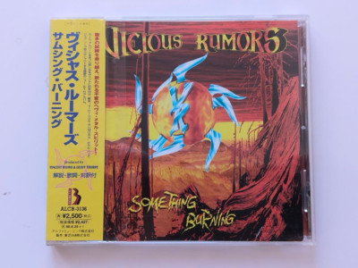 Vicious Rumors   Something Burning, ALCB 3136, OBI  JAPAN CD