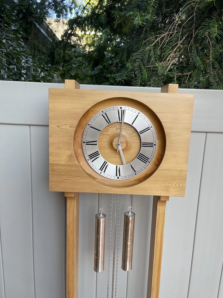 Vintage Mid Century Modern Scandinavian Grandfather Clock - Image 2 of 4