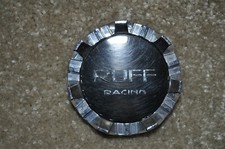 Ruff Racing Wheels Chromegloss Black Center Cap  C124601cap
