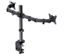 ErGear Dual Monitor Desk Mount for 2 Computer Screens - 32 inch Fully Adjustable