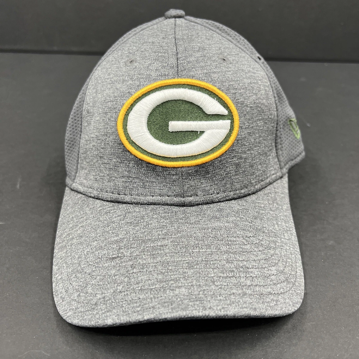 Greenbay Packers Hat New Era 39thirty Jersey Grey Small Medium
