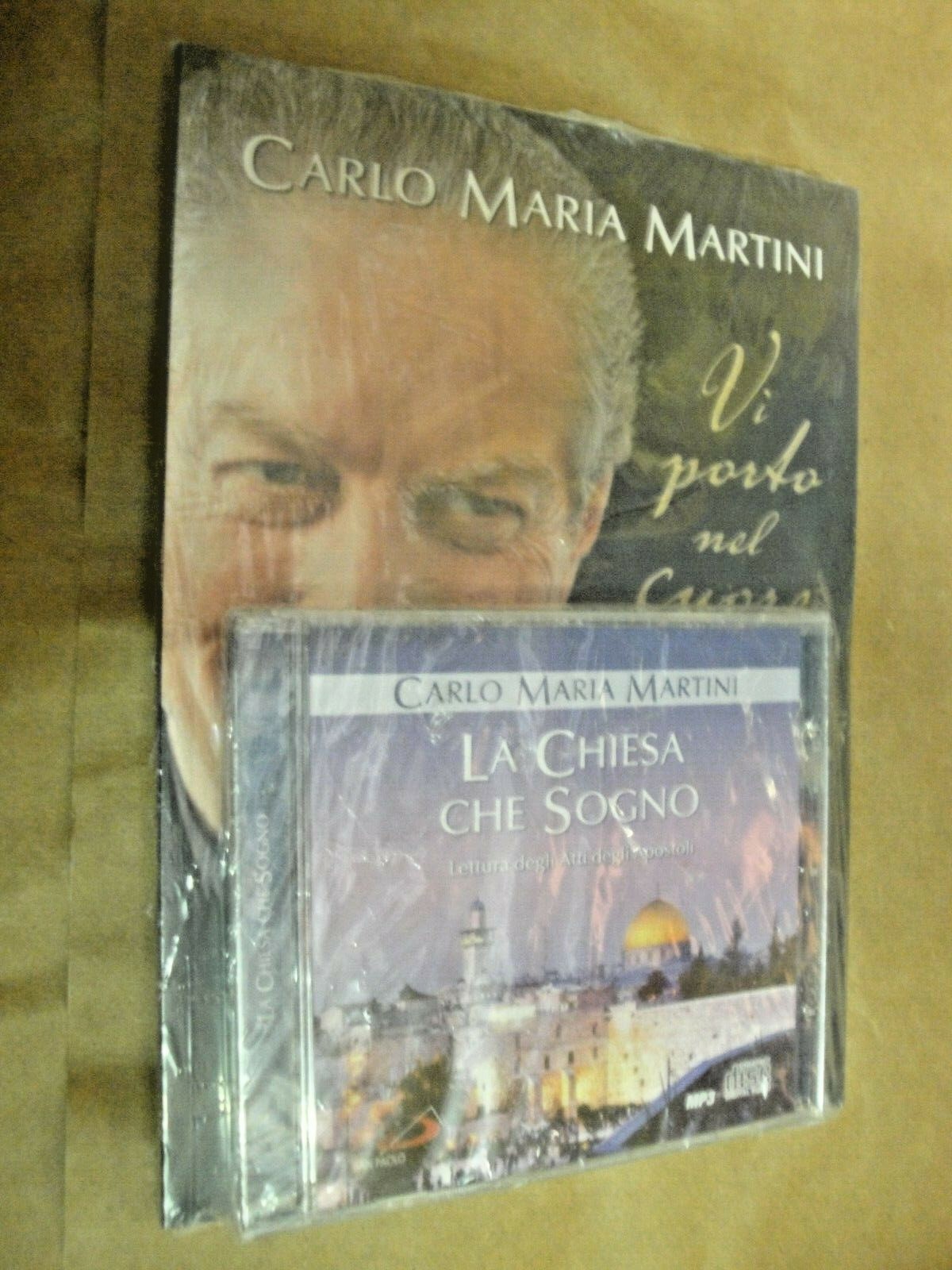 CARLO MARIA MARTINI VI PORTO NEL CUORE+LA CHIESA CHE SOGNO CD SAN PAOLO N/ESO