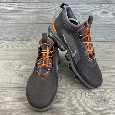 nike vapormax utility grey orange