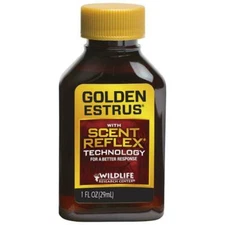 WildLife Golden Estrus Gold w/ Scent Reflex Technology Hunting Scent 1 Fl Oz  