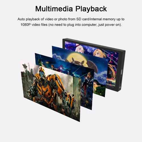 5 Inch IPS Secondary Screen Mini Computer USB Display PC CPU GPU RAM HDD Monitor - Picture 10 of 10