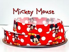 Mickey Mouse grosgrain ribbon 22mm Cartoon ribbon Hairbows Cute ribbon