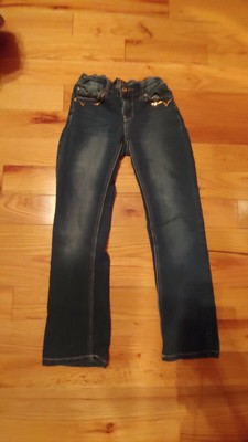 jeans with gold sequins