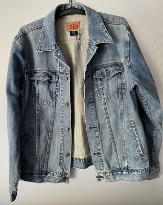GAP Jeansjacke Herren 1969 Authentic Denim XL Cotton USA Jeans Jacket VINTAGE