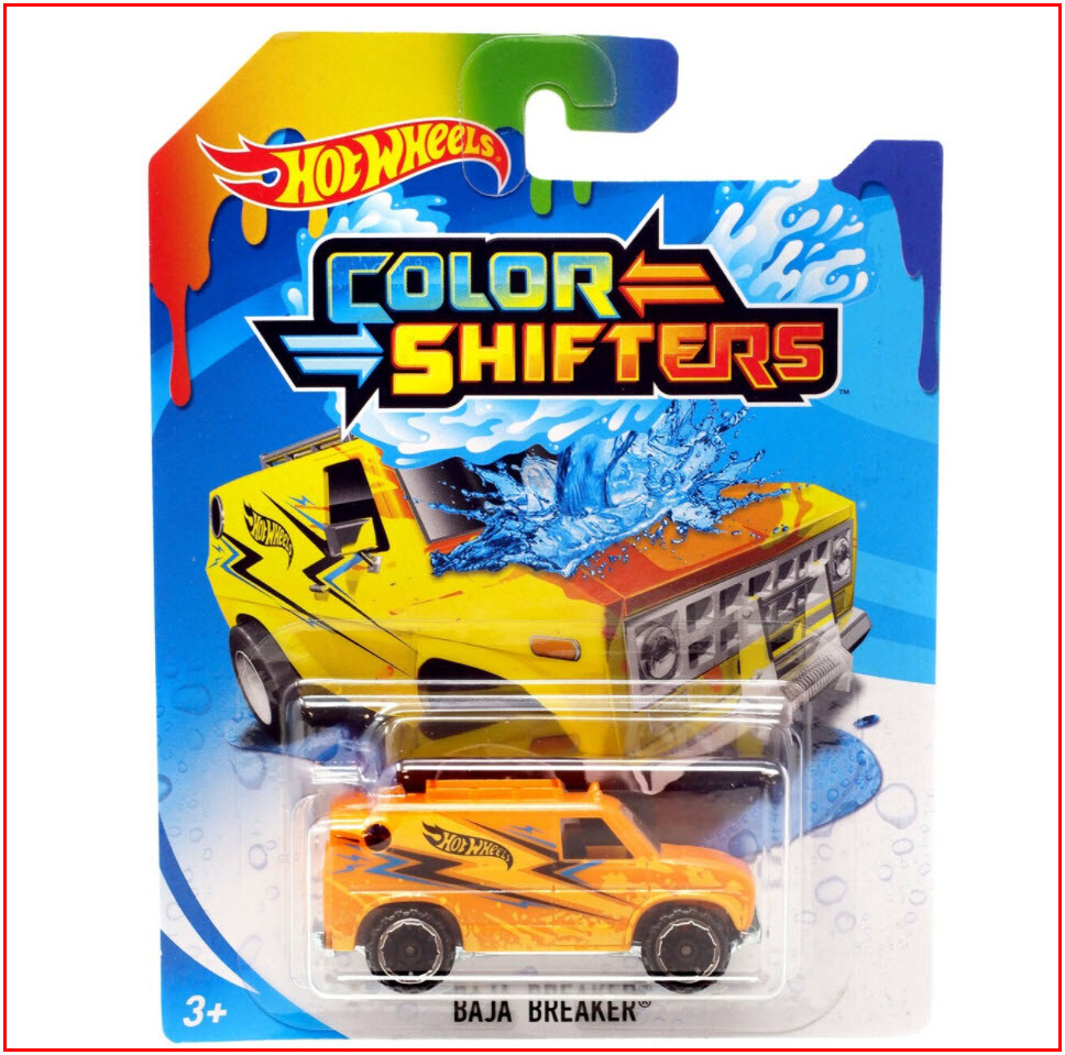 Hot Wheels COLOR SHIFTERS 2019 BAJA BREAKER Color Changing Diecast
