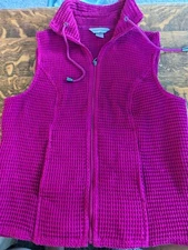 Christopher & Banks Thermal Weve Vest womns size small