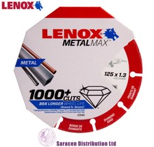 LENOX METALMAX DIAMOND CUTTING DISC, 125 x 1.3mm - 2030866