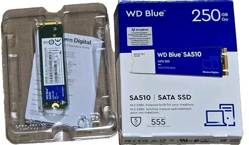 Western Digital 250GB WD Blue 3D NAND Internal PC SSD - SATA III 6
