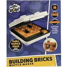 NEW Waffle Wow! Building Bricks Waffle Maker Blocks CucinaPro