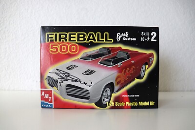 Rare 1/25 George Barris FIREBALL 500 Kustom AMT Autographed Model MIB