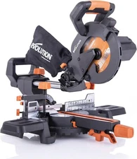 Power Tools R185SMS+ Sliding Miter Saw with Multi-Material Cutting, 45 Degree Be