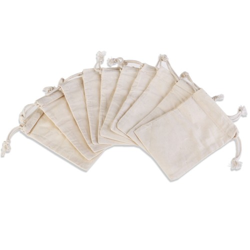 10pcs Drawstring Gift Bags Wedding Favor Bags Jewellery Pouches Candy Bags