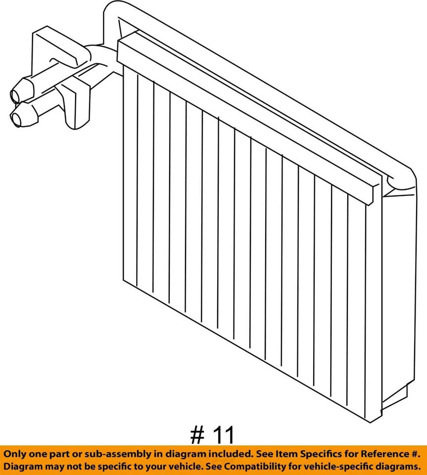 Carcaça de núcleo de evaporador CA OEM 08 09 10 11 12 13 14 Mini Cooper Clubman - Imagem 4 de 4