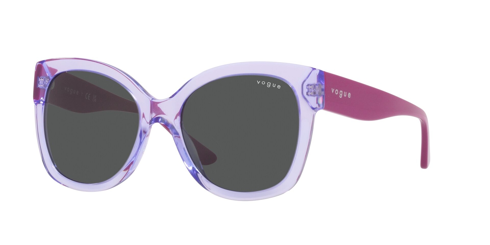 VOGUE VO5338S Lilac Dark Grey 54mm Women's Fashion Sunglasses