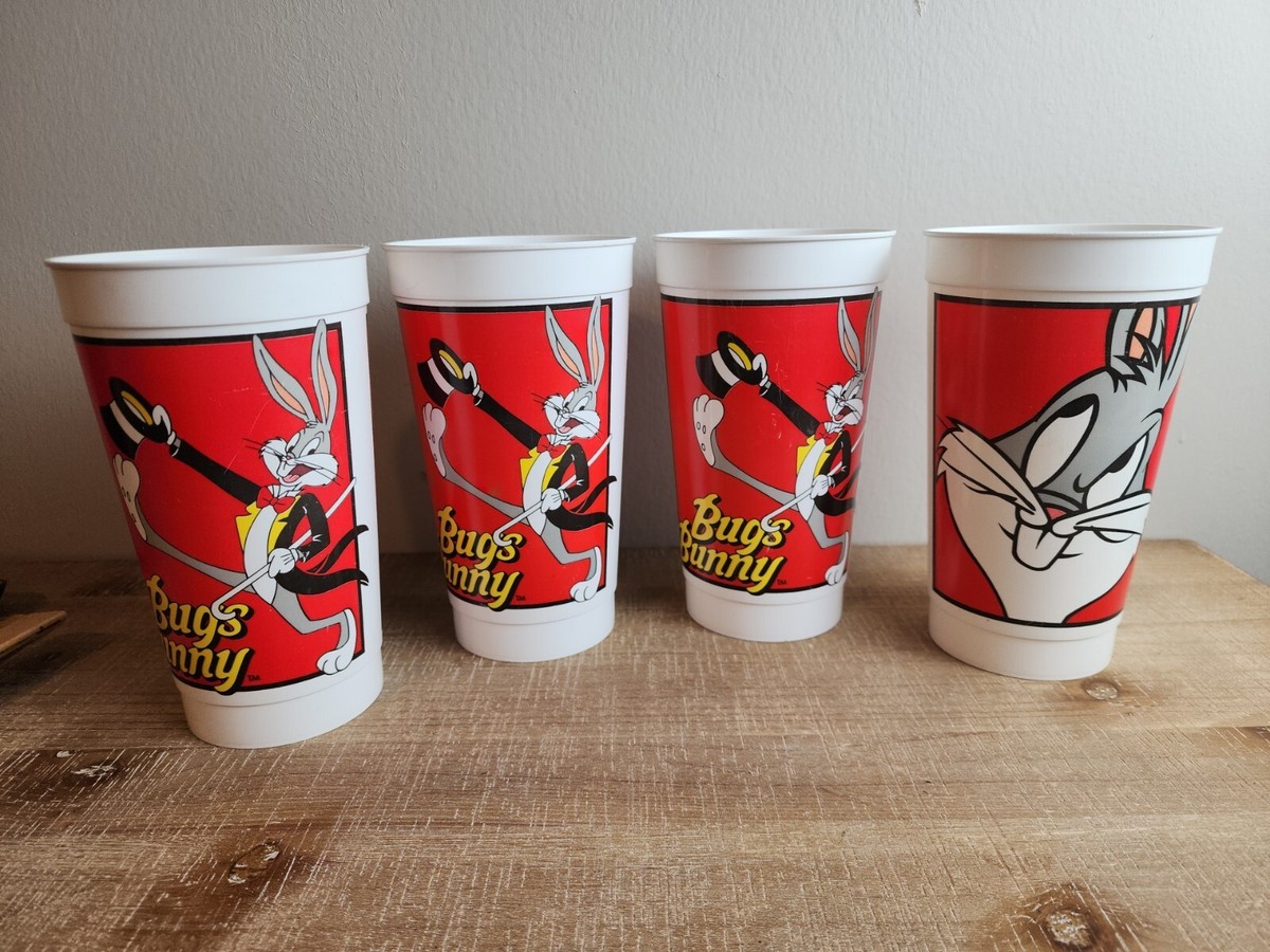 Looney Tunes Plastic Cups Bugs Bunny Cup 32 Oz Vintage 1992 | eBay