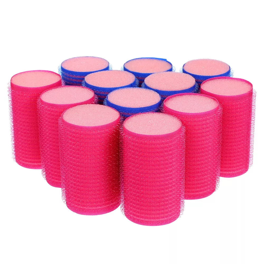 12pcs Hair Rollers to Sleep In Bangs Sponge Women Hair Curlers