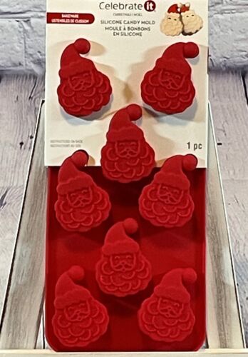 Molde de caramelo con forma de silicona navideña golosina de chocolate formas surtidas mantequilla NUEVO - Imagen 2 de 19