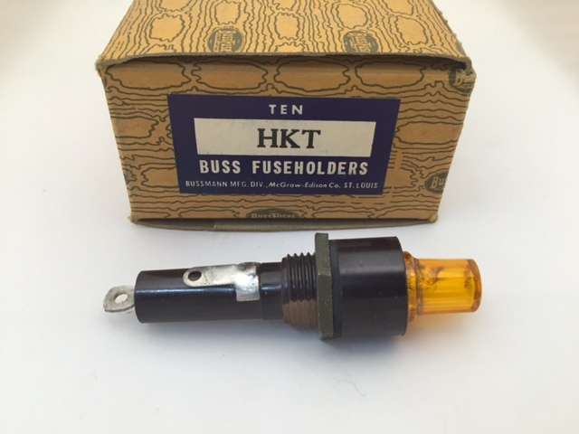 HKT Bussmann, 20A 13-22vac 1 Pole, Indicating Panel Mount Fuse Holder