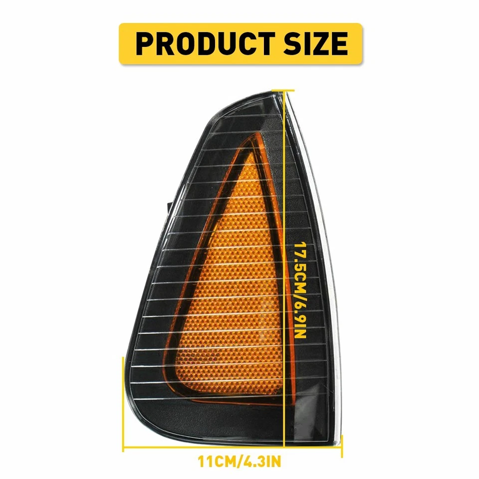 Luces de señalización negras para Dodge Charger 2006-2010 izquierda+derecha Foto 4 de 4