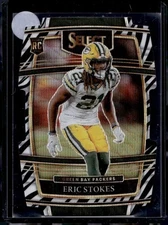 2021 Panini Select #88 Eric Stokes Zebra Prizm Die Cut